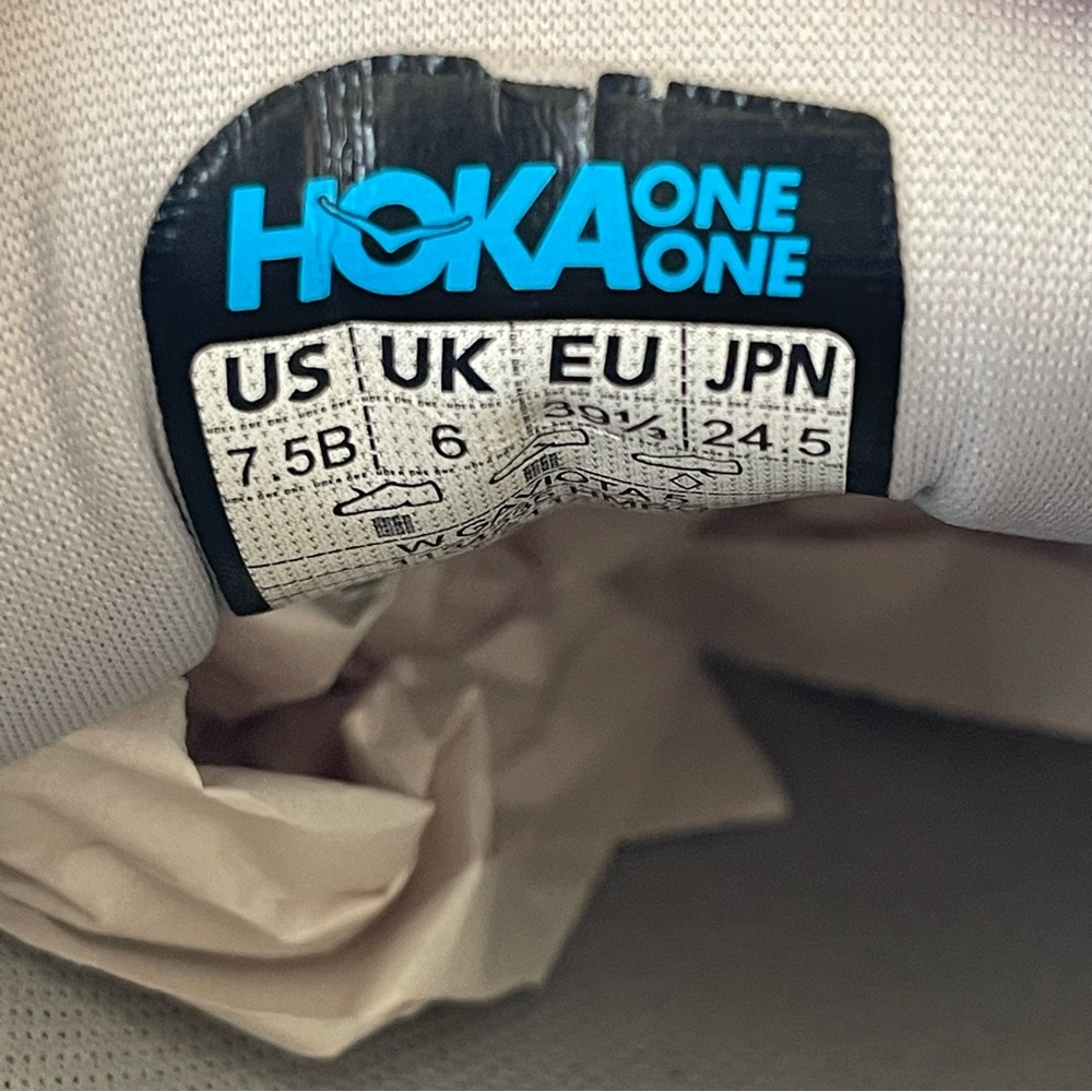 Hoka Gaviota 5 Running Shoes Light Grey Size 7.5 - Picture 8 of 8